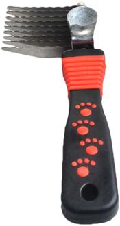 Pet Dematting Tool Open Knoop Kam Mat Kam Rake Grooming Tool Voor Lange Gematteerd Haar Hond Kat Kam Huisdier levert