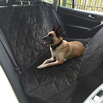 Pet Dog Car Rear Back Seat Cover Deken Waterdicht Kussen Protector Hangmat Zwart / dubbele Seats