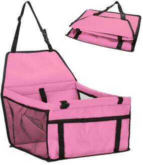 Pet Dog Carrier Autostoel Pad Veilig Carry Huis Kat Puppy Zak Auto Reizen Accessoires Waterdichte Hond Seat Mand huisdier Producten Roze