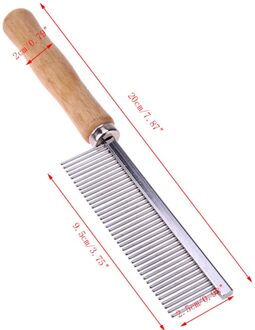 Pet Dog Cat Hair Grooming Combs Single Row Wooden Handle Grooming Comb For Small Dogs Cats Removing Hair Knot Pet Supplies