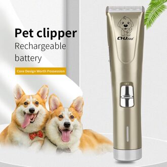 Pet Dog Grooming Clipper Haar Professionalhair Trimmer Kit Oplaadbare Hond Kat Haar Scheren Machine Low Noise Tondeuse