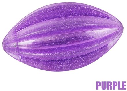 Pet Dog Puppy Populaire Speelgoed Elasticiteit Bal Knipperende Interactieve Speelgoed Chew Tand Schoon Trein Extra Tough Speelgoed Grote Honden levert Paars