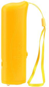 Pet Dog Repeller 3 In 1 Pet Dog Training Ultrasone Apparatuur Anti Barking Stop Barking Woonkamer Met Led Zaklamp geel
