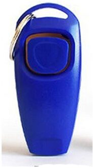 Pet Dog Whistle En Clicker Puppy Stop Barking Training Aid Tool Clicker Draagbare Trainer Huisdier Producten Levert diep blauw