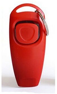 Pet Dog Whistle En Clicker Puppy Stop Barking Training Aid Tool Clicker Draagbare Trainer Huisdier Producten Levert Rood