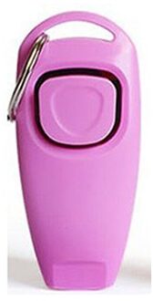Pet Dog Whistle En Clicker Puppy Stop Barking Training Aid Tool Clicker Draagbare Trainer Huisdier Producten Levert Roze