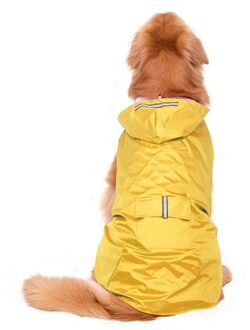 Pet Dot Hoodies Regenjas Outdoor Winproof Waterdicht Grote Maat Hooded Reflecterende Strips Regenjas Jas
