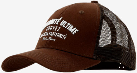 Pet Fraternité Trucker bruin - 1 Maat