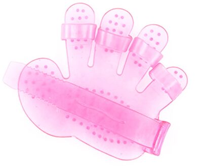 Pet Grooming Handschoen Trimmer Remover Kat Grooming Borstel Massager Kam Cleaning Kat Borstel Handschoen Voor Katten Honden Accessoires roze