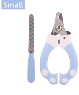 Pet Grooming Nagelknipper Plastic En Rubber Uñas Accesorios Y Herramientas Kat Poot Voor Koty Voor Perro Voor Katten Producten voor Pet roze / klein