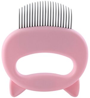 Pet Grooming Supplies Haar Katten Remover Massage Borstel met Shell Vormige Handvat Pet Grooming Massage Tool Alleen Voor Katten