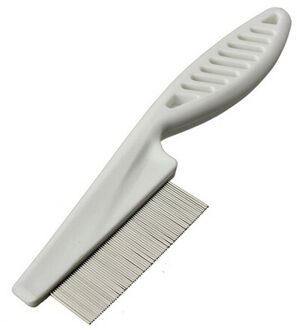 Pet Hair Grooming Kam Vlo Verlies Borstel Puppy Hond Roestvrij Kam Kat Hond Houvast Rvs Kammen Schoonmaken Tool