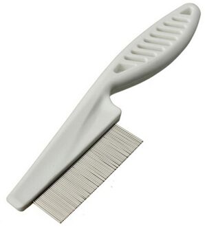 Pet Hair Grooming Kam Vlo Verlies Borstel Puppy Hond Roestvrij Kam Psw0629