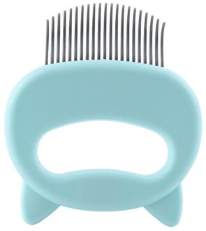 Pet Hair Kam Shell Vormige Pet Grooming Massage Tool Verwijder Losse Haren Reinigen Huisdier Kam Kat Hond Huisdier Massage Borstel elastische Kam groen