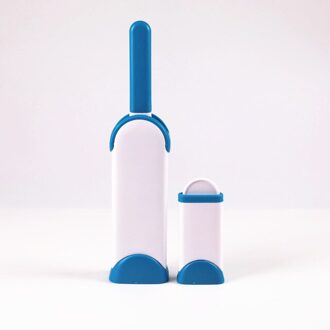 Pet Hair Remover Brush Hond Kat Hair Remover Pet Combtool Bont Borstel Base Double-Side Meubels Sofa Kleren Schoonmaken pluizenborstel blauw reeks