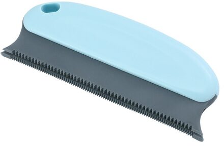 Pet Hair Remover Brush Hond Ontharing Apparaat Sofa Auto Schraper Tapijten Kleding Hond Bedden Stoelen Schoon Siliconen Borstel Huisdier leveranties licht blauw