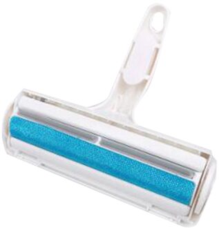Pet Hair Remover Hond Kat Haar Cleaner Stripped Tapijt Haar Kleverige Haren Roller Steken Hond Kat Haar Cleanning Tool blauw