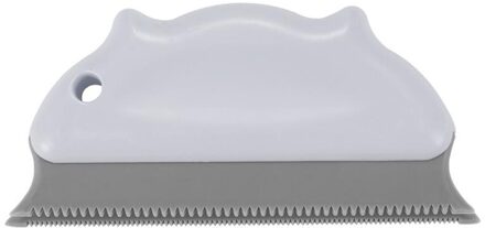 Pet Hair Remover Kammen Voor Honden Borstel Korte Lange Haar Bont Verlies Verwijderen Kat Hond Brush Grooming Gereedschap Hond levert grijs