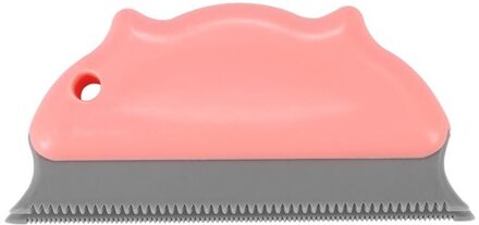 Pet Hair Remover Kammen Voor Honden Borstel Korte Lange Haar Bont Verlies Verwijderen Kat Hond Brush Grooming Gereedschap Hond levert roze