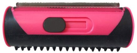 Pet Hair Remover Lint Roller Hond Kam Tool Pet Hair Remover Haar Borstel Hond Kat Bont Borstel Huisdieren Producten Schoonmaken pluizenborstel Rood