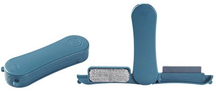 Pet Hair Remover Reinigingsborstel Bont Verwijderen Roller Lint Borstel Hond Kat Dieren Haar Borstel Auto Kleding Couch Sofa Tapijten kammen donker blauw
