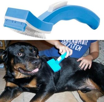 Pet Hair Remover Roller Hond Kat Haar Borstel Verwijderen Hond Kat Haar Grooming Zelfreinigende Vergieten Kam Huisdier trimmer