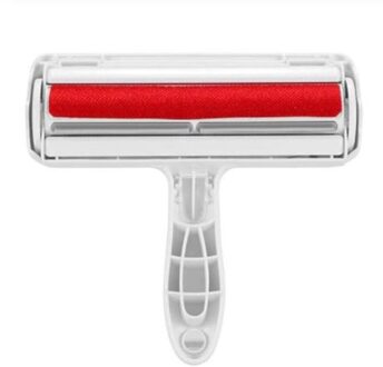 Pet Hair Roller Remover Lint Borstel Handig Schoonmaken Hond Kat Bont Borstel Base Home Meubels Sofa Kleden 2-Weg hond Kat Kam Tool rood
