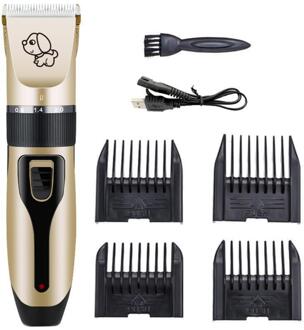 Pet Hair Trimmer Geluidsarme Set Elektronische Hond Kat Grooming Clippers Machine Usb Oplaadbare Scheerapparaten Haar Snijder type C