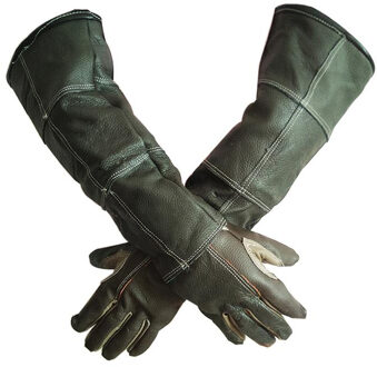 Pet Handling Versterkt Lederen Anti Bite Beschermende Handschoenen Hond Bathing Grooming Training Voeden Veiligheid Werkhandschoenen