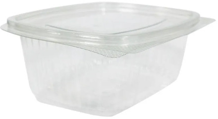 PET hinge container 375ml 50 PCs