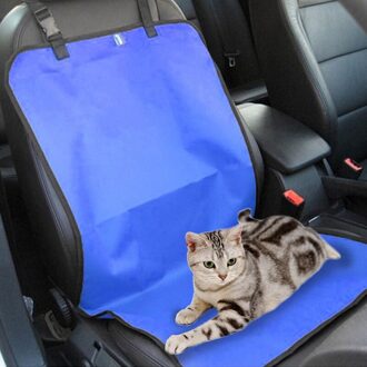 Pet Hond Kat Auto Thuis Voor-en Achterbank Strap Pet Dog Mat Deken Opknoping Matras Bescherming Mat Anti-haar Auto Mat Seat Cover blue106 x46.5cm