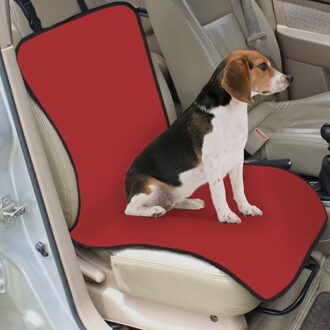 Pet Hond Kat Auto Thuis Voor-en Achterbank Strap Pet Dog Mat Deken Opknoping Matras Bescherming Mat Anti-haar Auto Mat Seat Cover red106 x46.5cm