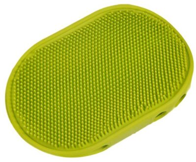 Pet Hond Kat Bad Borstel Kam Rubber Handschoen Haar Bont Grooming Massagecleaning Handschoenen Huisdieren Siliconen Wasborstel groen