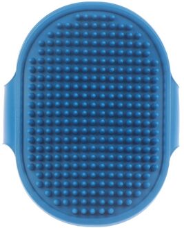 Pet Hond Kat Bad Borstel Kam Rubber Handschoen Haar Bont Grooming Masseren Massage Keuken Schoonmaken Handschoenen Huisdieren Siliconen Wassen Handschoen Blauw