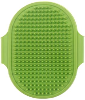 Pet Hond Kat Bad Borstel Kam Rubber Handschoen Haar Bont Grooming Masseren Massage Keuken Schoonmaken Handschoenen Huisdieren Siliconen Wassen Handschoen groen