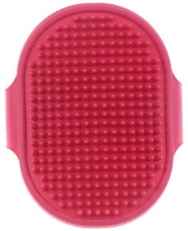 Pet Hond Kat Bad Borstel Kam Rubber Handschoen Haar Bont Grooming Masseren Massage Keuken Schoonmaken Handschoenen Huisdieren Siliconen Wassen Handschoen roos