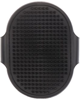 Pet Hond Kat Bad Borstel Kam Rubber Handschoen Haar Bont Grooming Masseren Massage Keuken Schoonmaken Handschoenen Huisdieren Siliconen Wassen Handschoen zwart