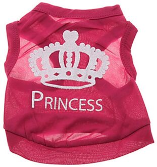 Pet Hond Kat Cute Prinses T-shirt Kleding Vest Zomerjas Puggy Kostuums En Goed Cadeau