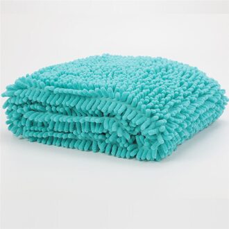 Pet Hond Kat Drogen Handdoek Absorberende Huisdieren Badhanddoek Deken fiber chenille huisdier Handdoek Grooming Pet Producten Producten voor Huisdieren perro 60x35cm blauw
