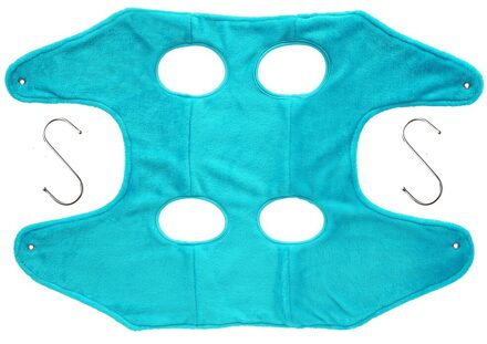 Pet Hond Kat Flanel Hangmat Voor Puppy Kitten Nagels Trimmen Zwemmen Bag Terughoudendheid Voor Huishoudelijke Pet Grooming Helper Dierbenodigdheden Blauw / L