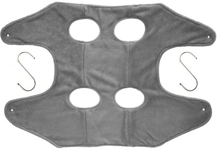 Pet Hond Kat Flanel Hangmat Voor Puppy Kitten Nagels Trimmen Zwemmen Bag Terughoudendheid Voor Huishoudelijke Pet Grooming Helper Dierbenodigdheden Grijs / M