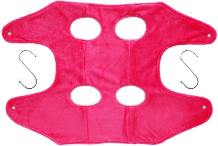Pet Hond Kat Flanel Hangmat Voor Puppy Kitten Nagels Trimmen Zwemmen Bag Terughoudendheid Voor Huishoudelijke Pet Grooming Helper Dierbenodigdheden roos rood / L
