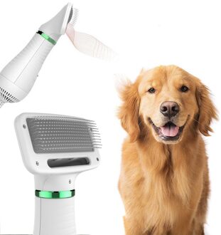 Pet Hond Kat Föhn Professionele Grooming Blower Massage Haar Kam Hond Gelikter Borstel Voor Grote Medium Kleine Hond