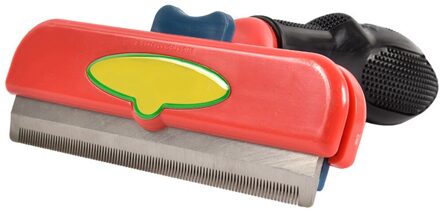 Pet Hond Kat Ontharing Borstel Trimmer Kam Vergieten Hark Huid Borstels Bont Grooming Tool XL