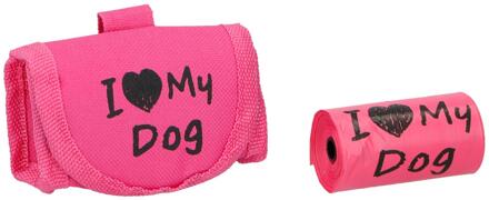 Pet Hondenpoepzakjes 15 stuks met houder verschillende