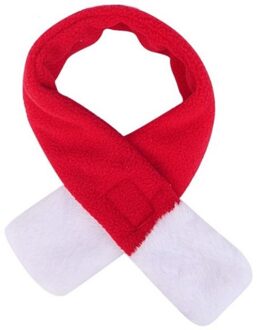 Pet Kat Hond Puppy Sjaal Hoed Mantel Hoofdband Kerst Kleding Kostuums Jaar Santa Rode Pet Kostuum Winter kleding Scarf