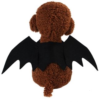 Pet Kleding Halloween Creatieve Katten En Honden Kleine Honden Vleermuis Vleugels Draaide Kostuums A / L