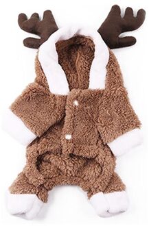 Pet Kleding Leuke Pet Hond Kat Kostuum Elanden Pak Kleine Middelgrote Hond Kat Comfortabele Kerst Viering Huisdier Kostuum Kerst XS