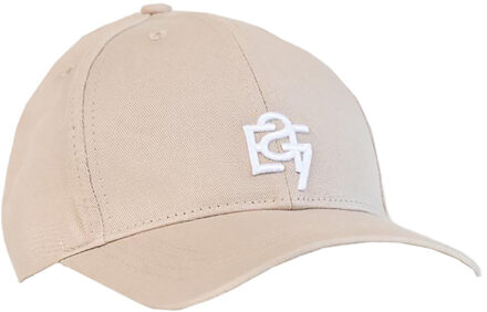 Pet met logo Marie Lou  naturel - One Size,