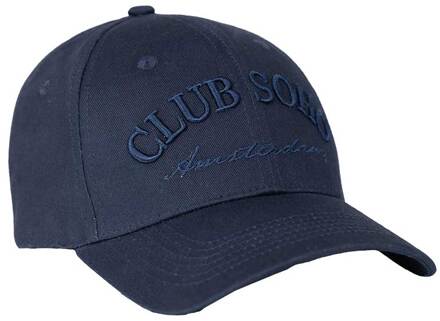 pet met logo Monique  donkerblauw - One Size,